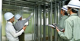 工事段階での工程内検査の実施