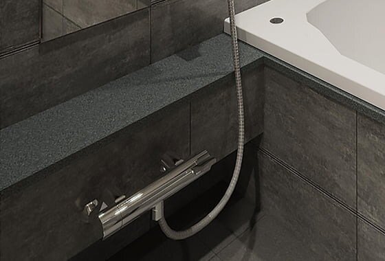 浴室御影石カウンター