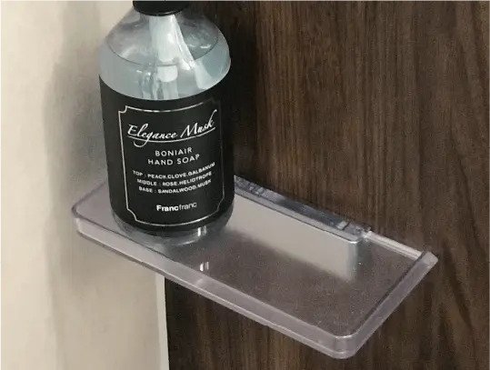 クリアシェルフ収納