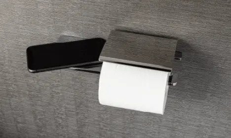 小物置付ペーパーホルダー