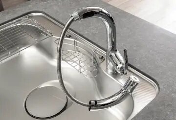 浄水器一体型シャワー水栓