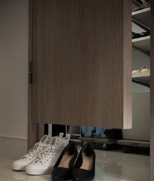 シューズインクロゼットのアンダーカット