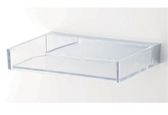 クリア収納棚（2段）
