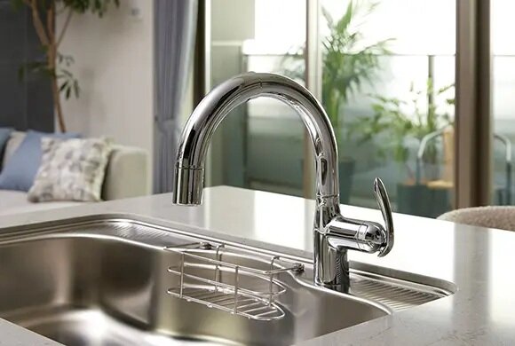 蛇口一体型浄水器