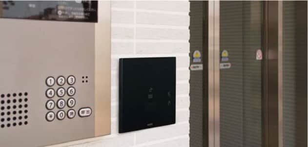 共用エントランスの入館イメージ