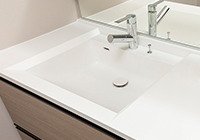 人造大理石一体型カウンター