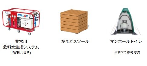 共用部に防災倉庫を設置