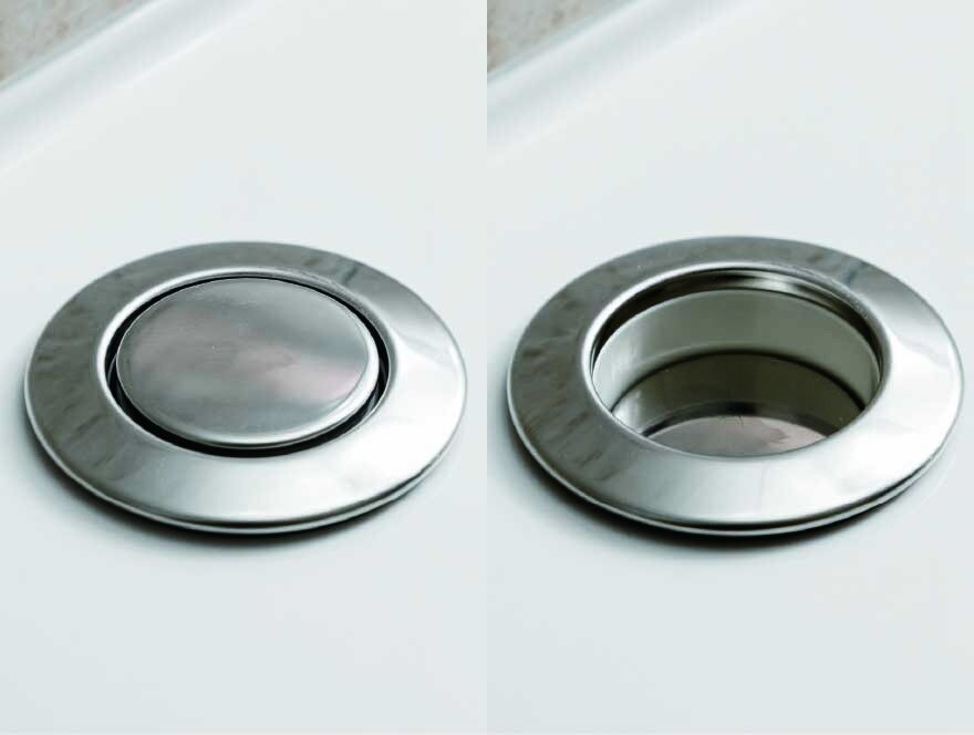 ワンプッシュ排水栓