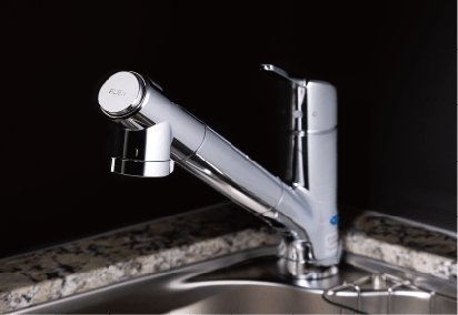 浄水器一体型ハンドシャワー水栓