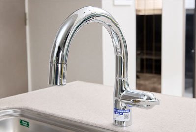 浄水機能付きハンドシャワー水栓