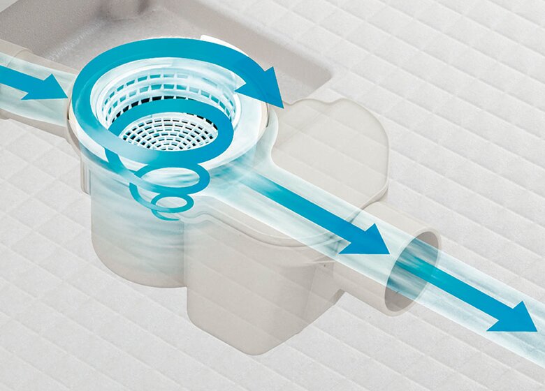 パッとくるりんポイ排水口