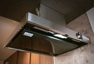 マントル型整流板付ステンレスレンジフード