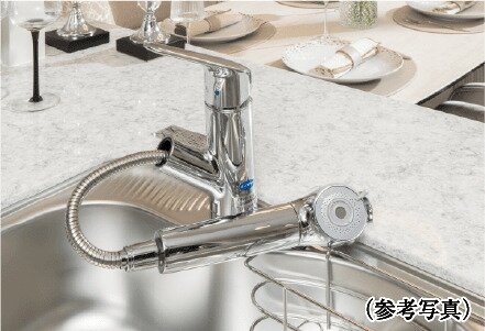 浄水器一体型シングルレバー水栓