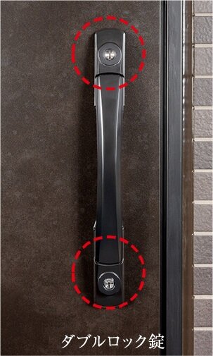 リバーシブル・ディンプルシリンダーキー/
スイッチ式防犯サムターン