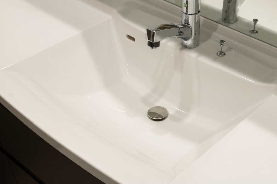 ボウル一体型カウンター