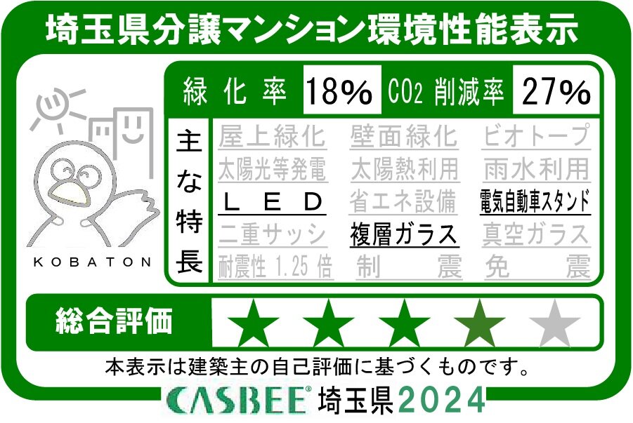 埼玉県分譲マンション環境性能表示