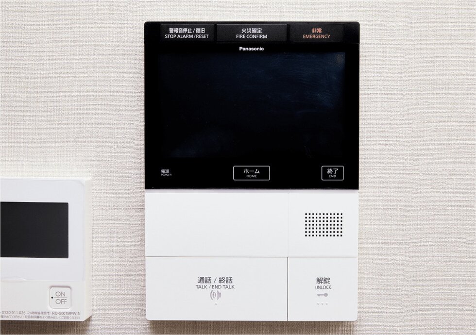 録画機能付カラーモニターインターホン