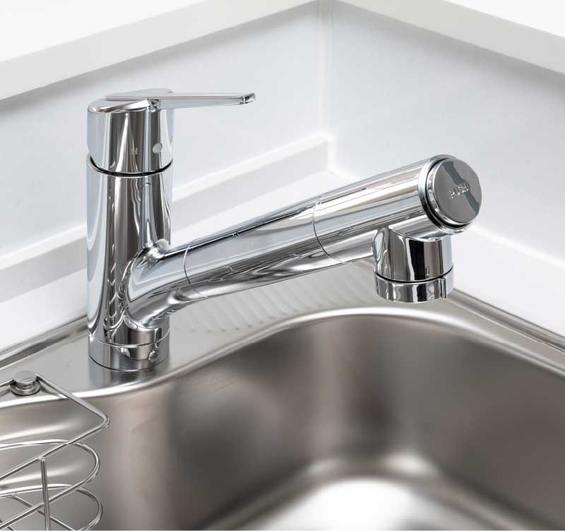 浄水機能付きハンドシャワー水栓