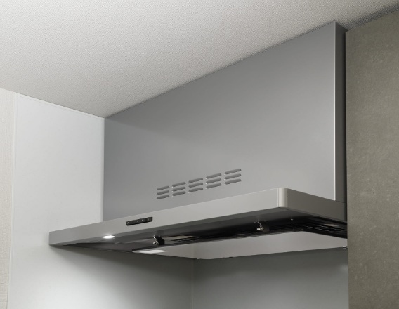 ホーロー整流板付きレンジフード