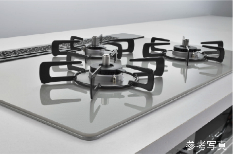 フレームレスガラストップコンロ