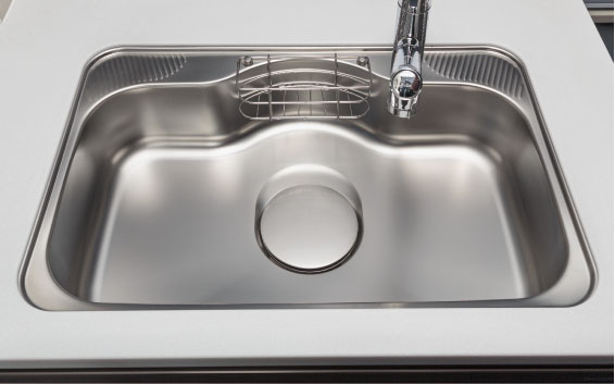 低騒音仕様のシンク