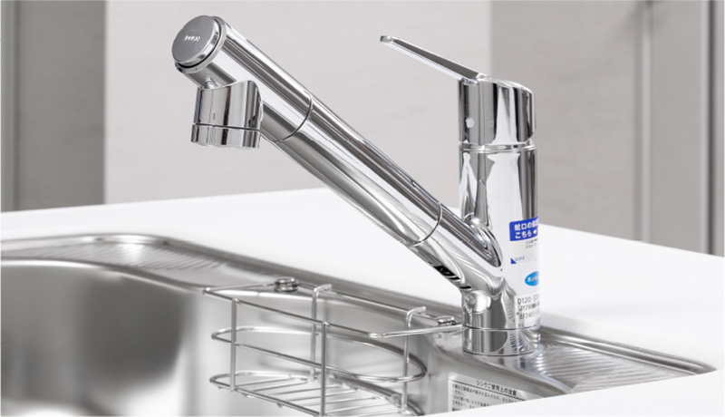 浄水器内蔵シャワー水栓