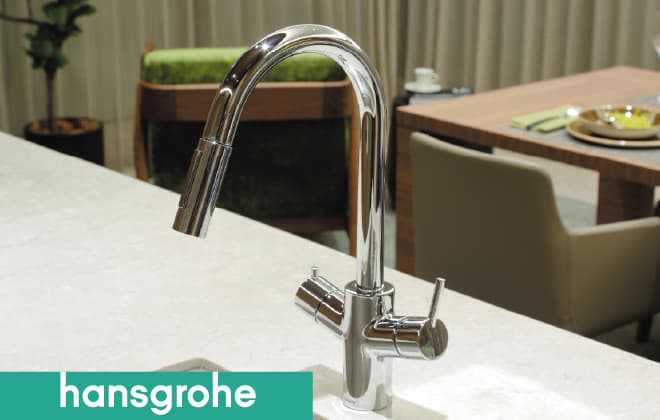 ハンズグローエ
浄水器一体型シャワー水栓