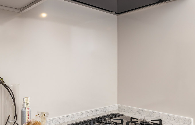 ホーロー製キッチンパネル