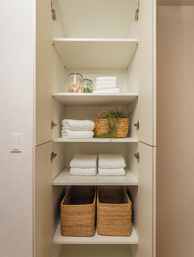 洗面洗濯室物入