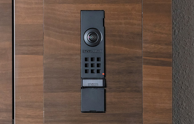 玄関前カメラ付ドアホン子機