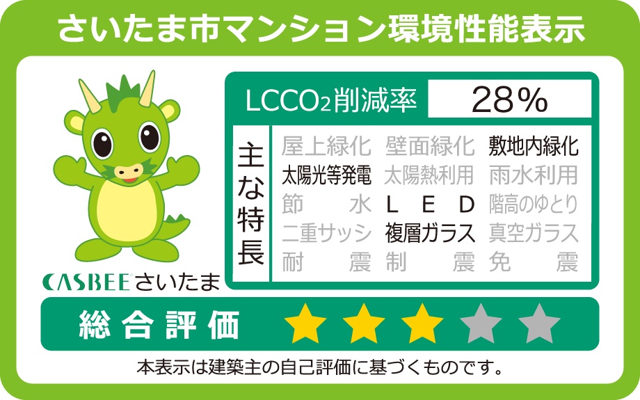 さいたま市マンション環境性能表示