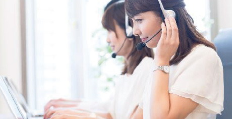 コールセンターでサポート