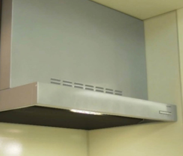 ホーロー整流板付レンジフード