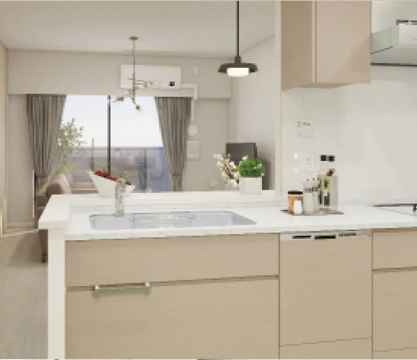 対面カウンター