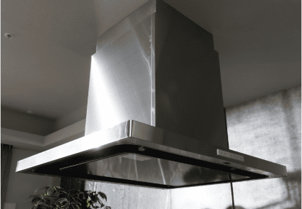 ホーロー整流板付レンジフード