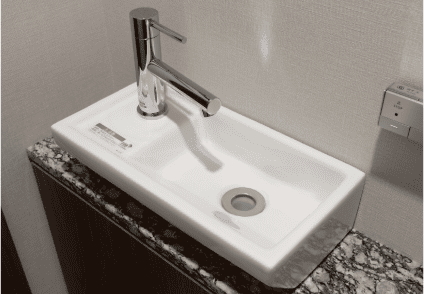 御影石手洗いカウンター