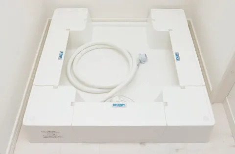 水栓内蔵型の洗濯機防水パン