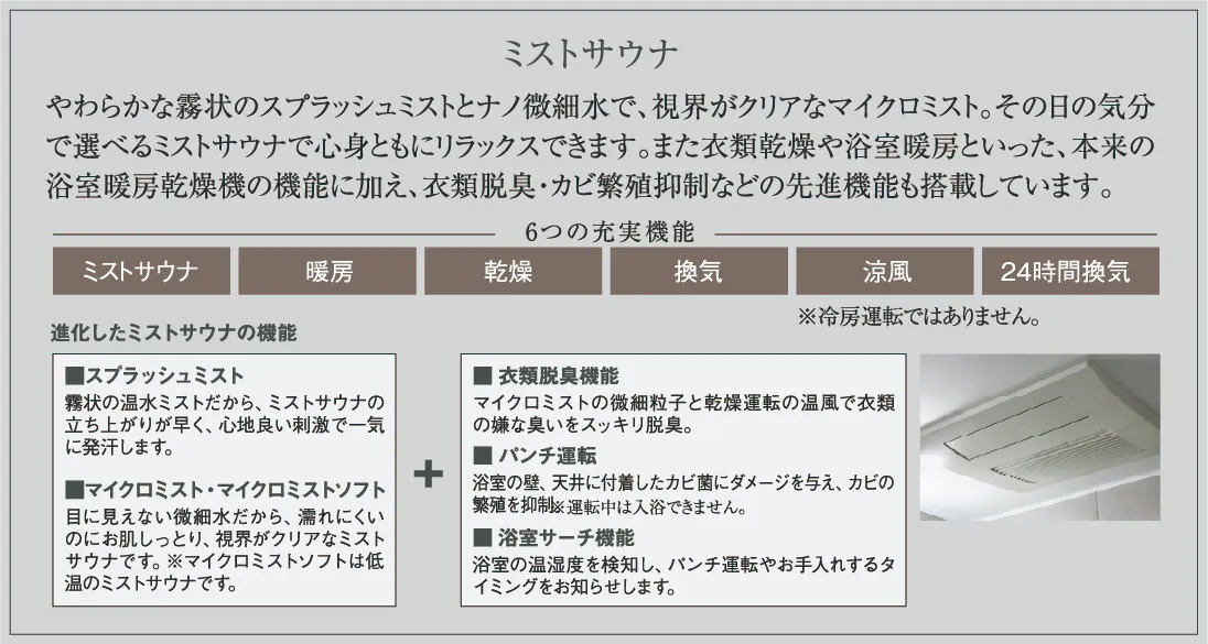 ミストサウナ