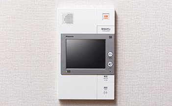 カラーモニター付きインターフォン