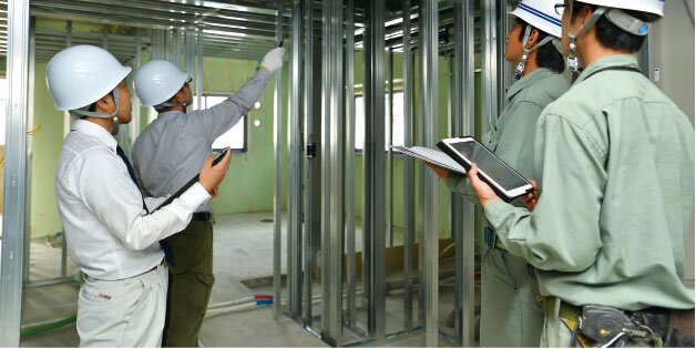 工事段階での工程内検査の実施