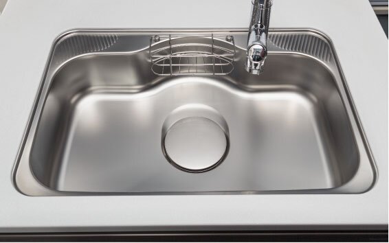 低騒音仕様のシンク