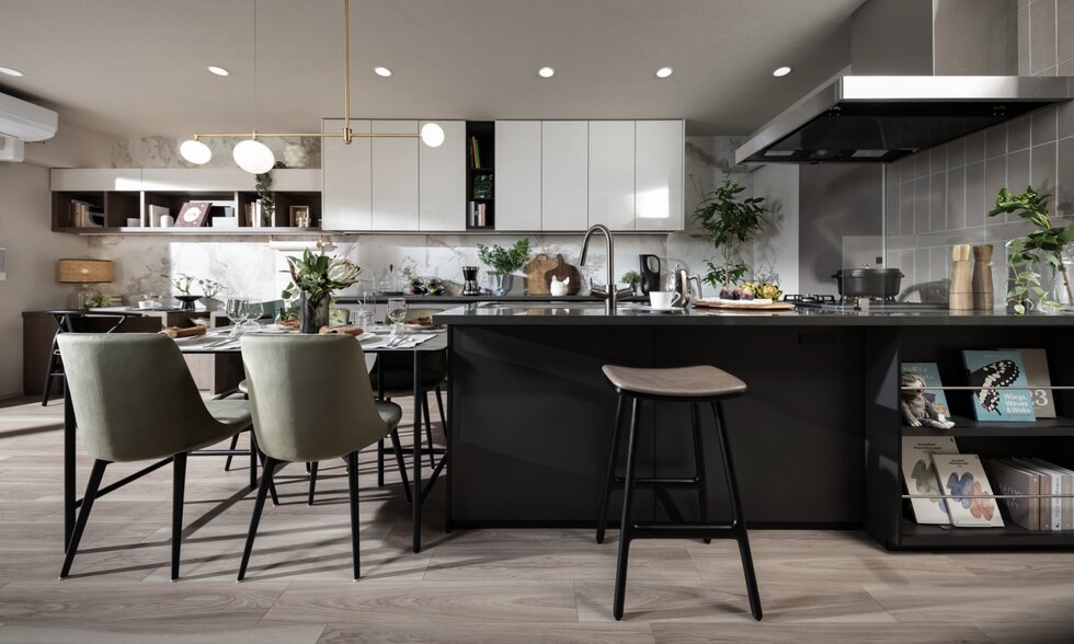 フルオープンキッチン