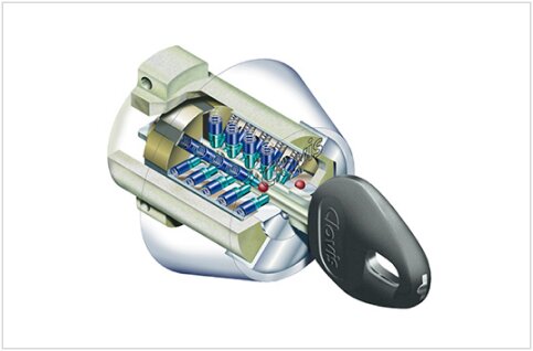 ディンプルシリンダーキー