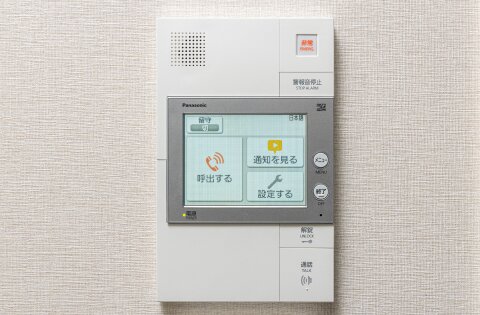 カラーモニター付インターホン