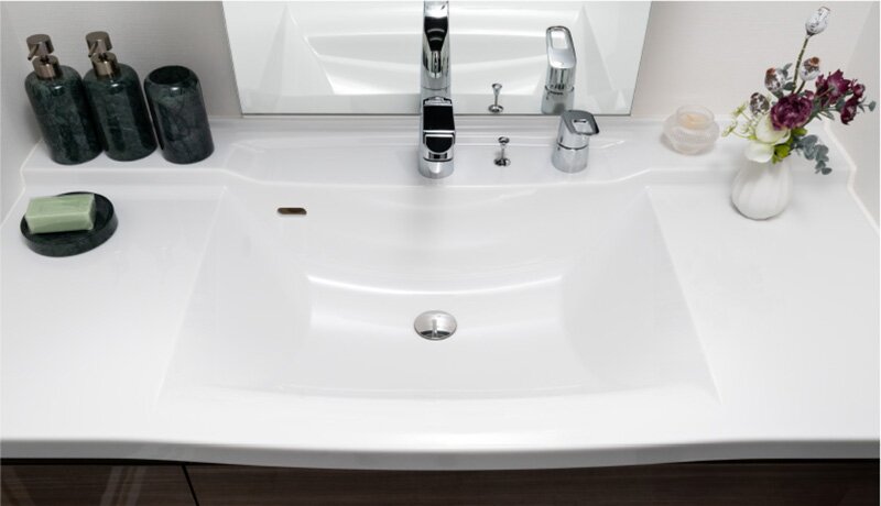 人造大理石ボウル一体型天板