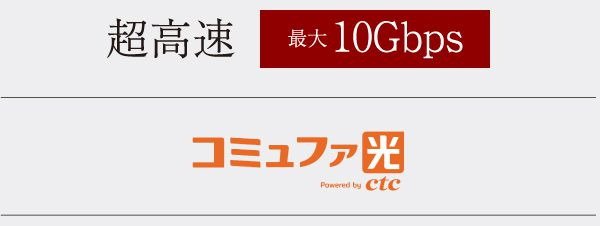 インターネット環境「コミュファ光」