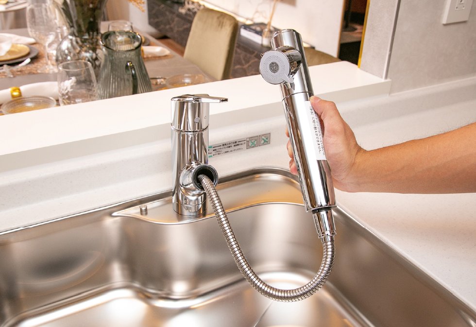 浄水器一体型シャワー水栓