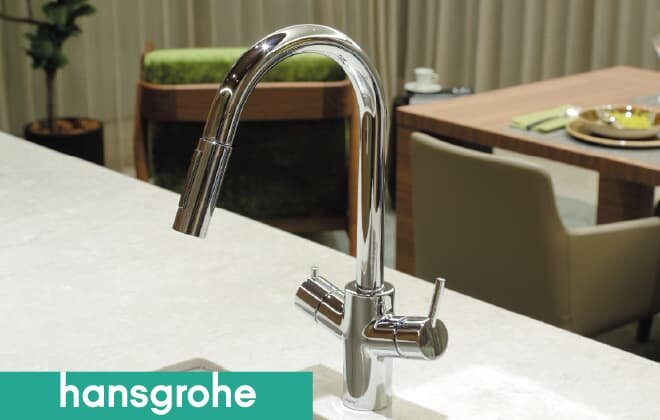 ハンズグローエ
浄水器一体型シャワー水栓