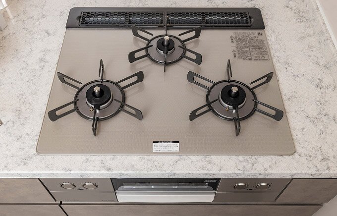 ガラストップ温調機能付セーフティコンロ