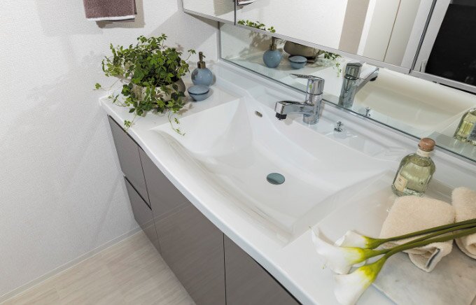 ボウル一体型カウンター